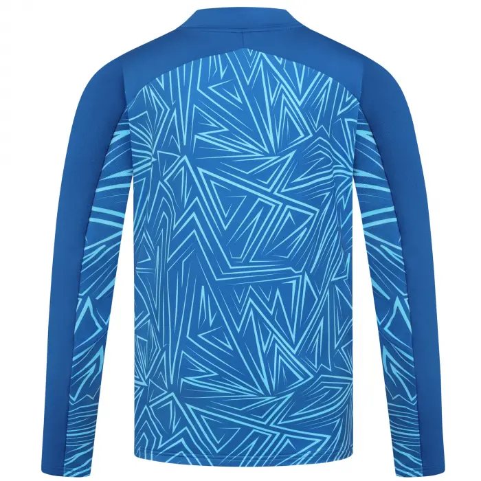 Wolverhampton Wanderers Fan Shop | 2025-26 3rd Pre Match 1/4 Zip – Blue – Junior Collection Official Wolves Fan Gear